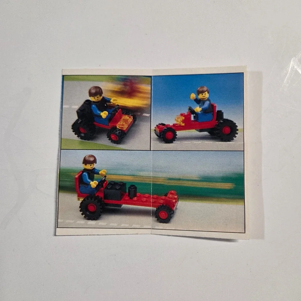 LEGO Legoland Tractor 6608 Instructions Manual Vintage 1982 Red Town Guide